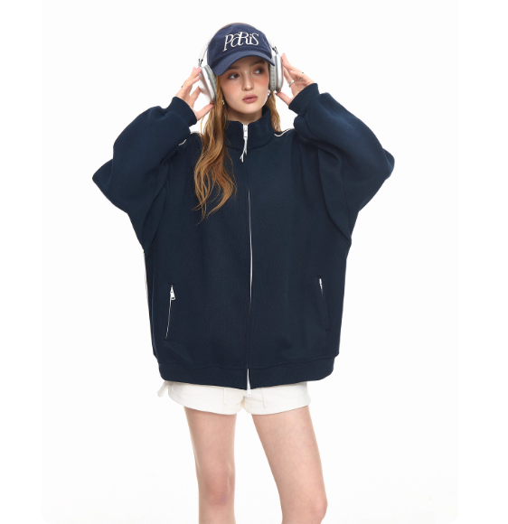 ジップアップブルゾン商品画像