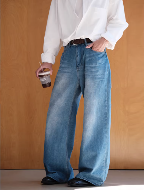 ウォッシュドワイドデニム(ライトブルー)商品画像