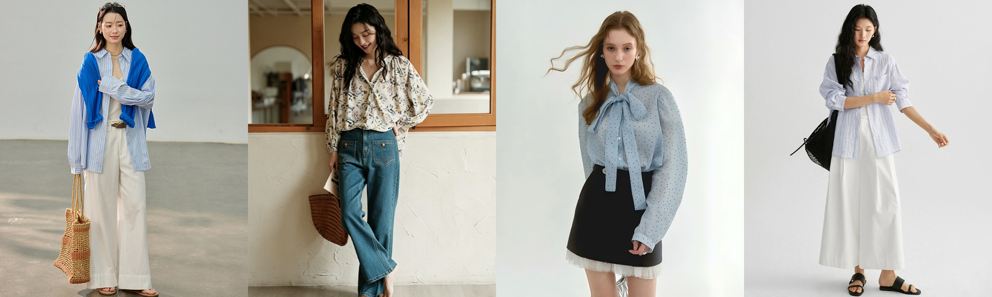 柄シャツコーデレディースの特集