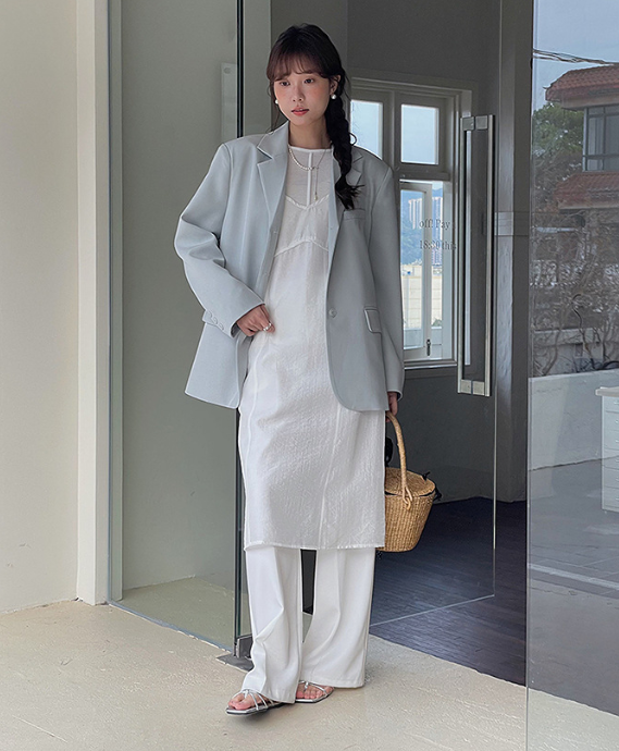 韓国風ルーズフィットジャケットの商品画像